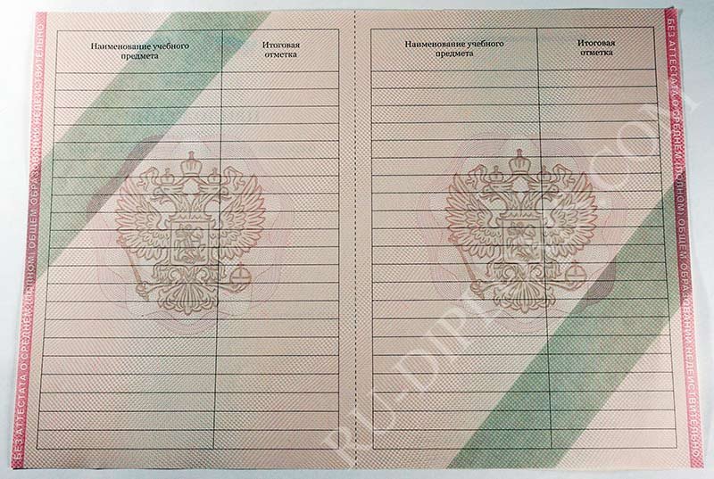 Аттестат о среднем (полном) образовании 2010-2013 год  Аттестат о среднем (полном) образовании 2010-2013 год