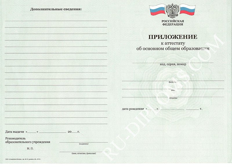 Аттестат о среднем общем образовании 2010-2013 год  Аттестат о среднем общем образовании 2010-2013 год