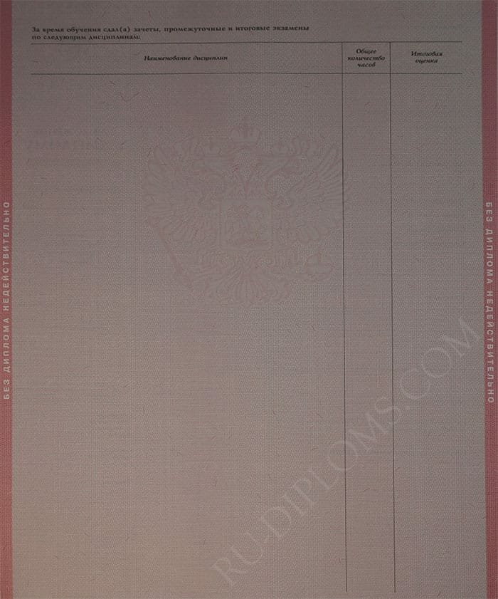 Диплом техникума или колледжа 2004-2006 год  Диплом техникума или колледжа 2004-2006 год